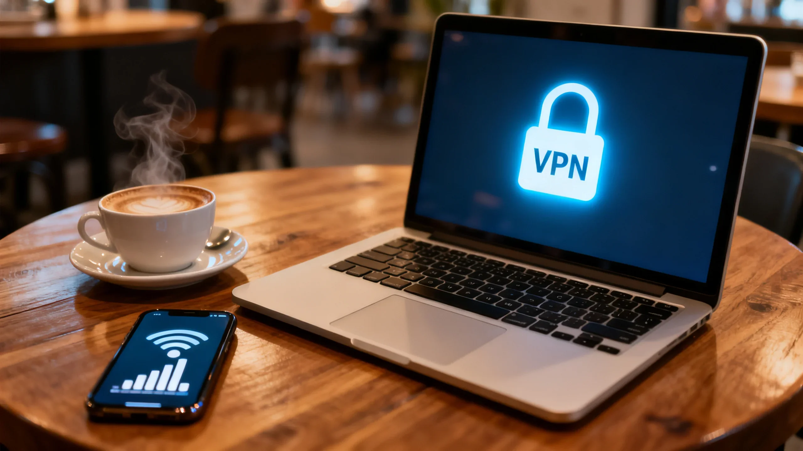Travailler depuis un café à l’étranger : checklist connexion, sécurité et data